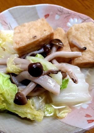 厚揚げと白菜としめじのほっこり煮物-レシピのメイン写真