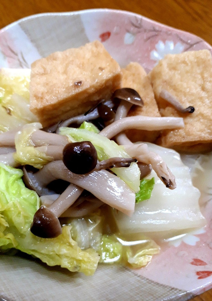 厚揚げと白菜としめじのほっこり煮物-レシピのメイン写真
