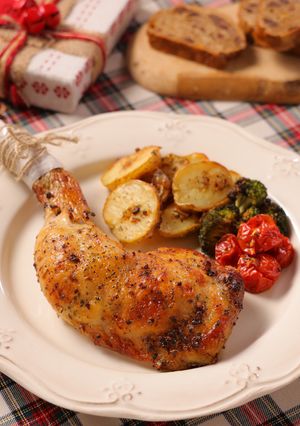 クリスマスに☆簡単♪ハーブローストチキン-レシピのメイン写真
