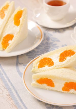 丸ごとみかんとヨーグルトのフルーツサンド-レシピのメイン写真