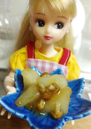 リカちゃん♡蕪となめこ餡掛け トロミUP-レシピのメイン写真