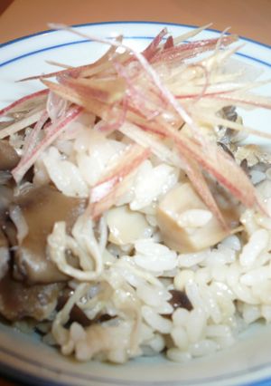きのこご飯です-レシピのメイン写真