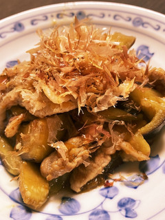 なすと豚こま肉の梅ポン炒め-レシピのメイン写真