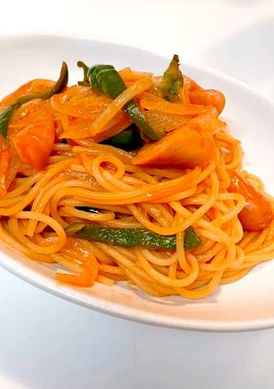 家にある調味料で作れる簡単ナポリタン-レシピのメイン写真