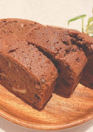 チョコチップとくるみのパウンドケーキ-レシピのメイン写真