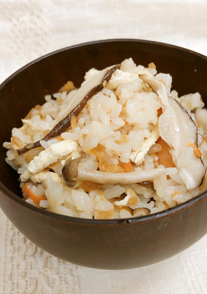 生姜ときのこの炊き込みご飯-レシピのメイン写真