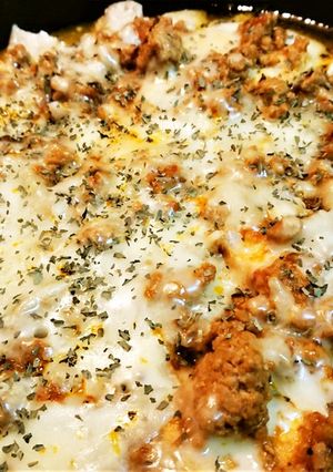 節約!リメイク【鶏胸のミートチーズ焼き】-レシピのメイン写真