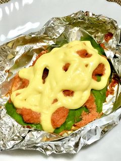 アボカドの明太子&マヨ焼き-レシピのメイン写真