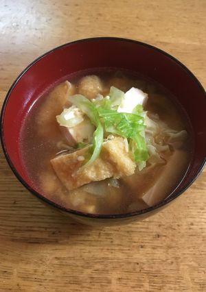 キャベツたっぷり☆お味噌汁-レシピのメイン写真
