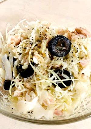 秒速 キャベツとツナの混ぜるだけサラダ-レシピのメイン写真