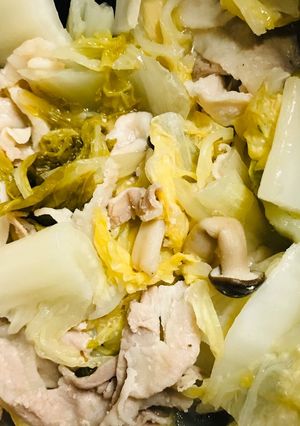 ☆簡単☆白菜と豚バラの炊いたん-レシピのメイン写真