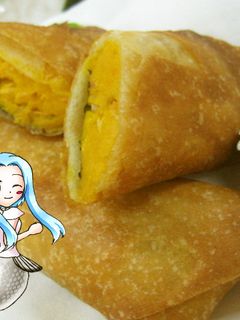 鮭とかぼちゃの春巻き-レシピのメイン写真