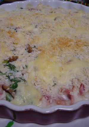 キノコとほうれん草のグラタン-レシピのメイン写真