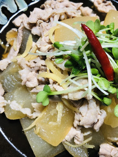 冬瓜と豚肉の煮物☆生姜風味-レシピのメイン写真
