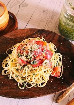 万能大葉ジェノベーゼソースの冷製パスタ-レシピのメイン写真
