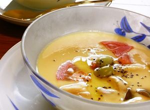 トマトと枝豆の冷たい茶碗蒸し-レシピのメイン写真