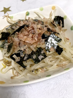 超簡単やみつき☆海苔もやしナムル-レシピのメイン写真