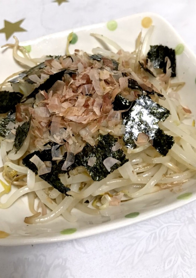 超簡単やみつき☆海苔もやしナムル-レシピのメイン写真