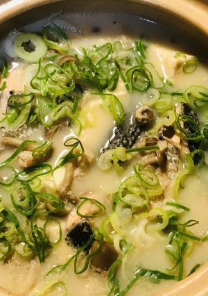 豆乳鍋つゆでつくる●鮭切り身の寄せ鍋-レシピのメイン写真
