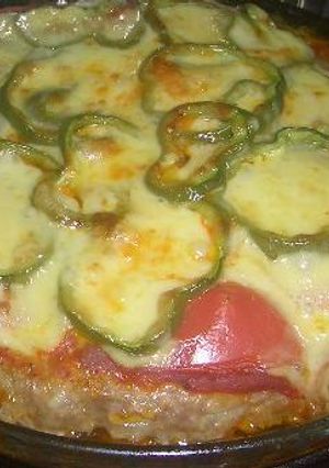 ピザ風ハンバーグ-レシピのメイン写真
