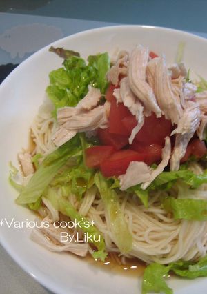 涼風♪サラダそうめん-レシピのメイン写真