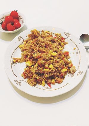 ソーセージと野菜の炒飯(햄채소볶음밥)-レシピのメイン写真