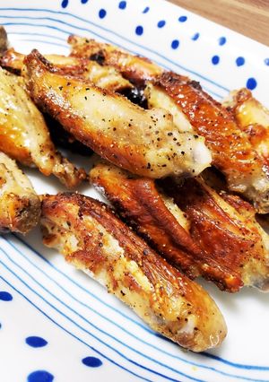 とり手羽中の旨塩グリル焼き♪-レシピのメイン写真