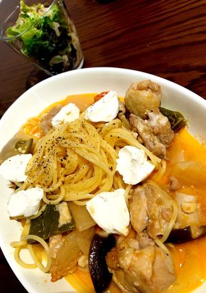 簡単！トマトミルクパスタ-レシピのメイン写真