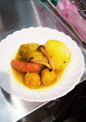 カレー味のロールキャベツ-レシピのメイン写真