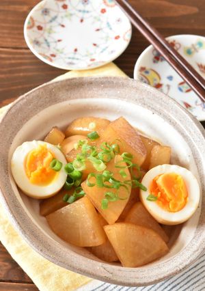 しみしみ大根と卵の甘辛うま煮-レシピのメイン写真