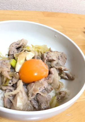 ネギ塩豚丼-レシピのメイン写真