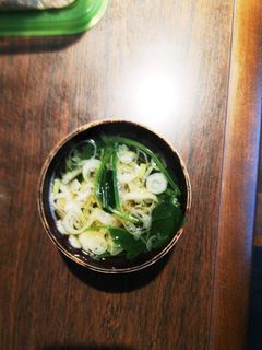 ほうれん草の和風醤油スープ-レシピのメイン写真