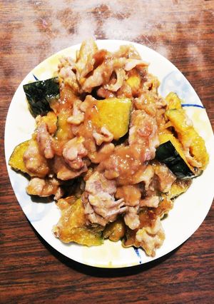 かぼちゃと豚こまのソテー甘酢和え★☆-レシピのメイン写真