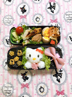 キティちゃん弁当-レシピのメイン写真