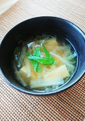 ほっこり♡大根と絹さやのお味噌汁♡-レシピのメイン写真