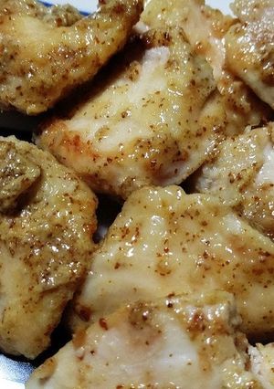 鶏むね肉でハニーマスタードチキン-レシピのメイン写真