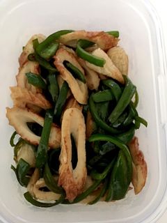 ピーマンとちくわの中華風炒め-レシピのメイン写真
