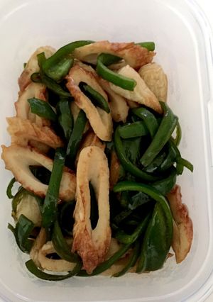 ピーマンとちくわの中華風炒め-レシピのメイン写真