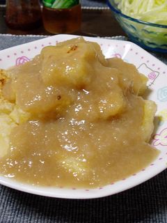 ダイエット中に☆お豆腐のとろろあんかけ♪-レシピのメイン写真