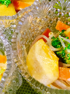 ❤️柿ブロッコリー他野菜の胡麻ドレサラダ-レシピのメイン写真