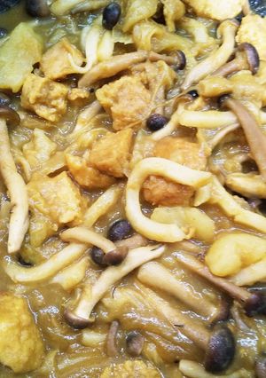ロールキャベツの残りで、カレーうどん-レシピのメイン写真