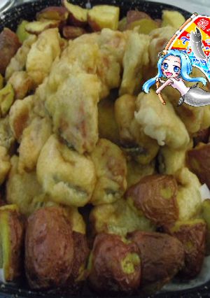 秋鮭のフィッシュ＆チップス-レシピのメイン写真