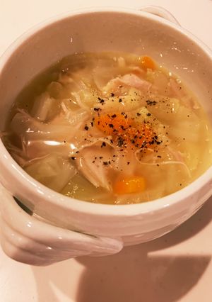 コストコのロティサリーチキンで野菜スープ-レシピのメイン写真