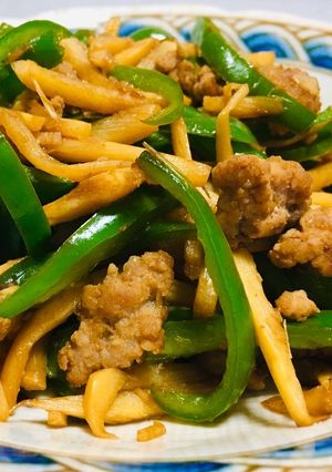 ひき肉で簡単!青椒肉絲-レシピのメイン写真