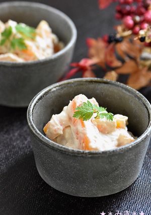 柿のクリームチーズ白和え☆-レシピのメイン写真