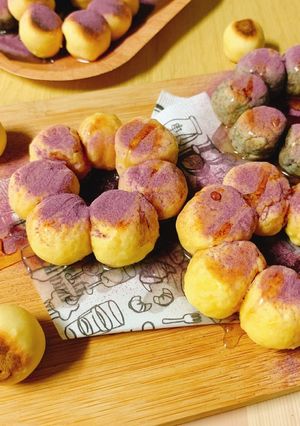HMで簡単！揚げないさつまいもドーナツ-レシピのメイン写真
