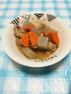 ニンジンとこんにゃくの味噌煮-レシピのメイン写真