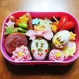 小1 ☆遠足弁当☆キャラ弁ミニーちゃん