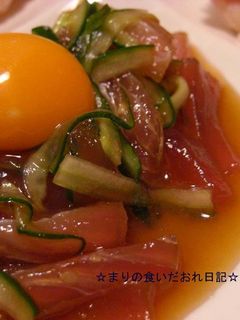 めんつゆ&焼肉タレでマグロのユッケ-レシピのメイン写真