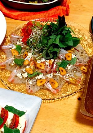 とっても簡単！香ばしいカルパッチョ-レシピのメイン写真